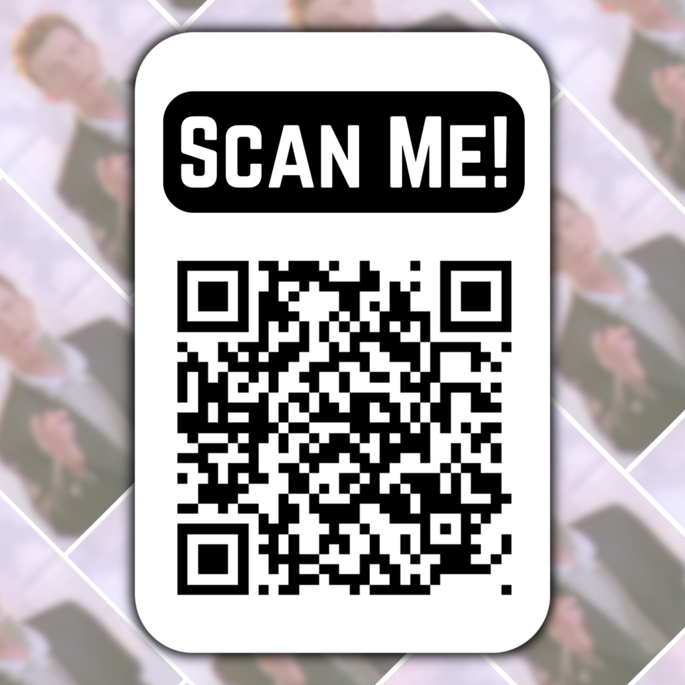 Rick Roll QR Code Sticker Prank